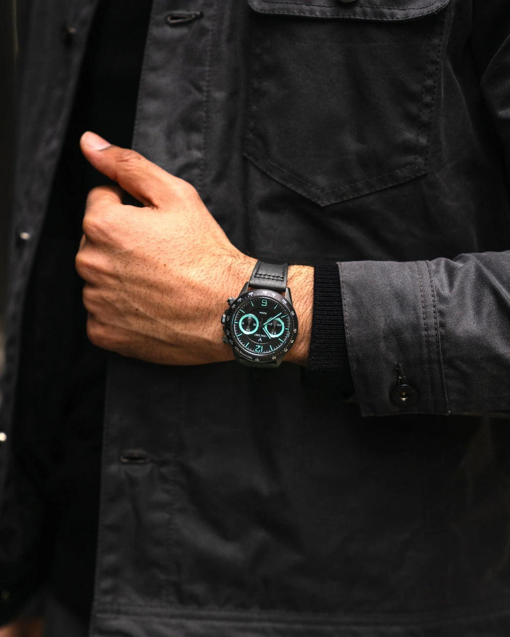 The Apex Aurora Nights 42mm Bold Chronograph Watch