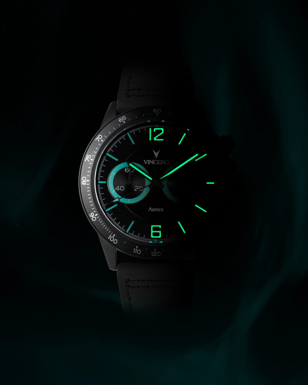 The Apex Aurora Nights 42mm Bold Chronograph Watch