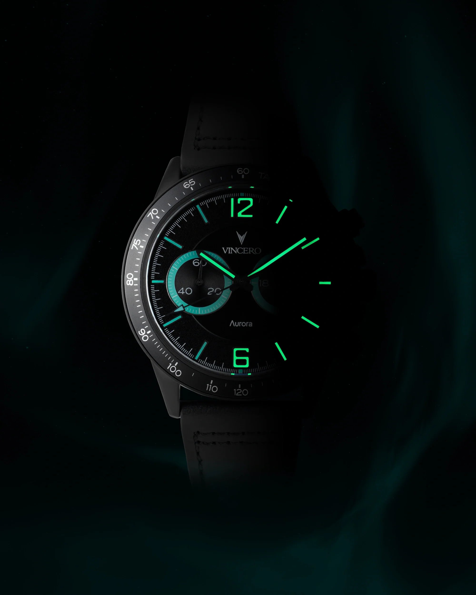 The Apex Aurora Nights 42mm Bold Chronograph Watch