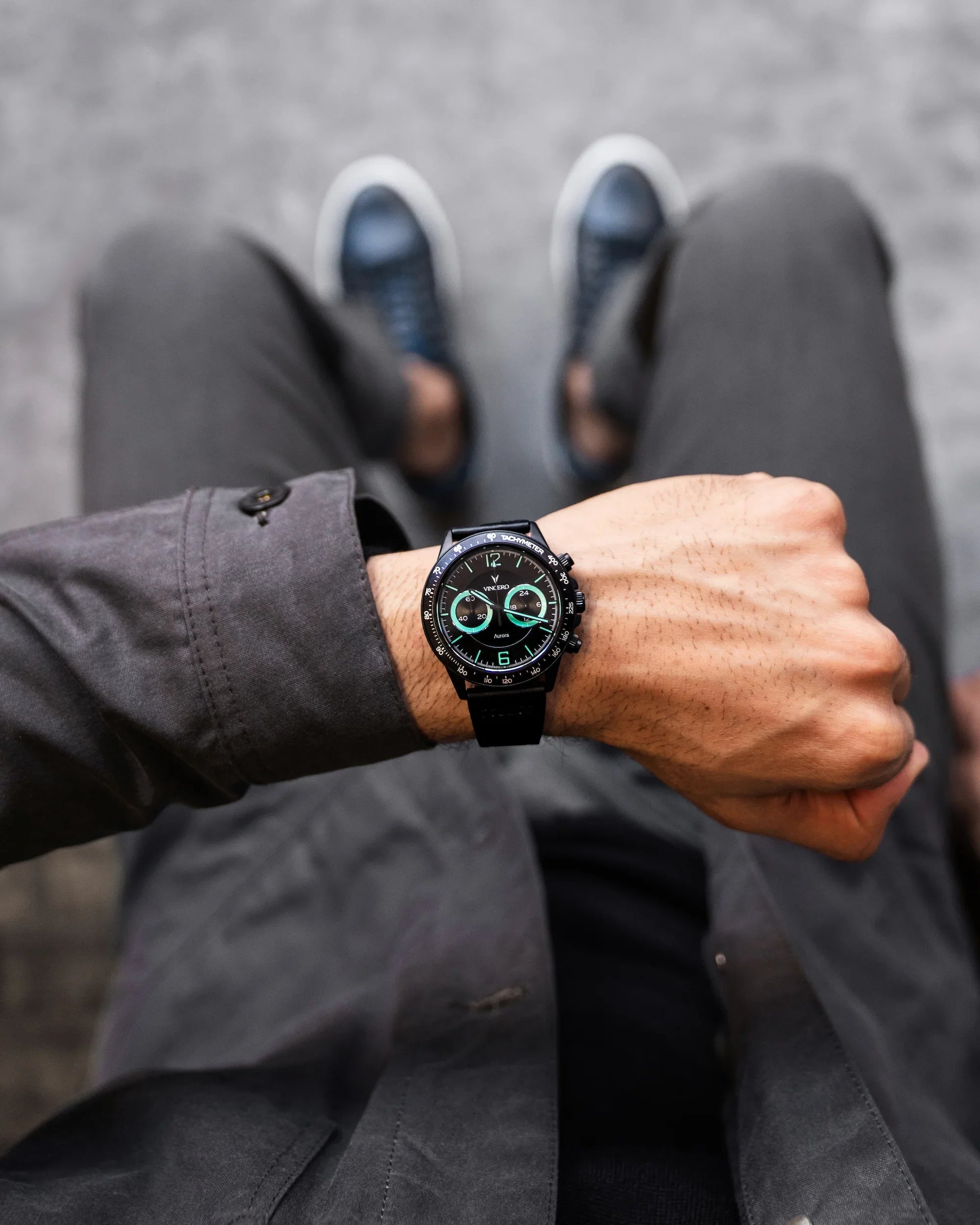 The Apex Aurora Nights 42mm Bold Chronograph Watch