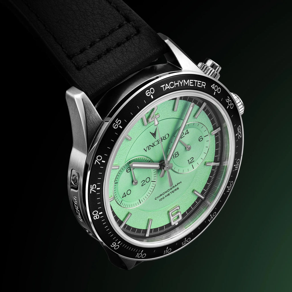 The Apex Prism Frosted Jade Precision 42mm Watch