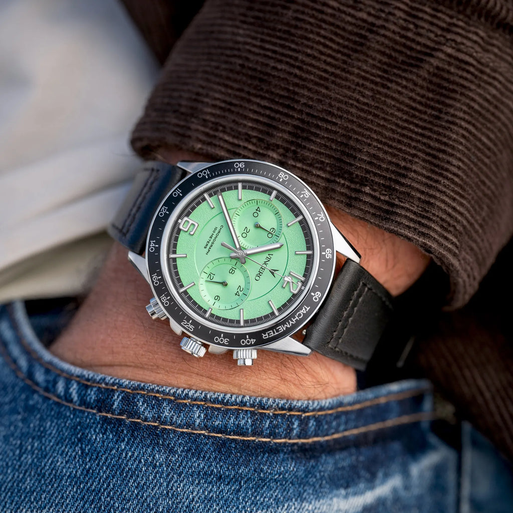 The Apex Prism Frosted Jade Precision 42mm Watch