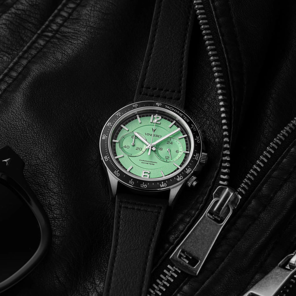 The Apex Prism Frosted Jade Precision 42mm Watch