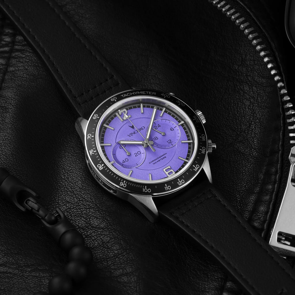 The Apex Prism Regal Haze Chronograph Watch 42mm Slim Fit