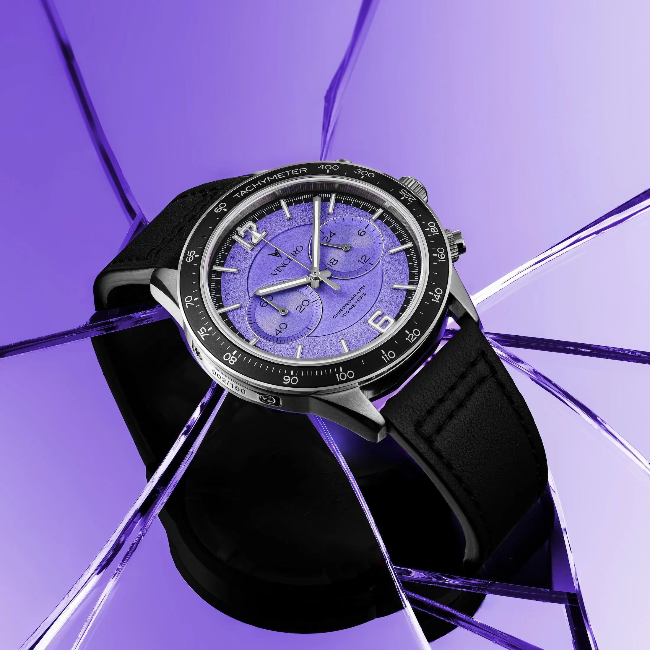 The Apex Prism Regal Haze Chronograph Watch 42mm Slim Fit