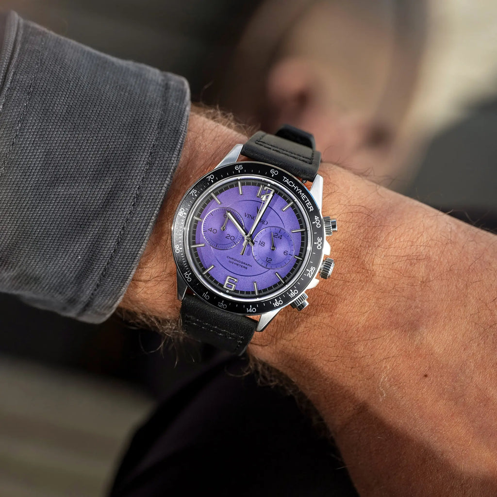 The Apex Prism Regal Haze Chronograph Watch 42mm Slim Fit
