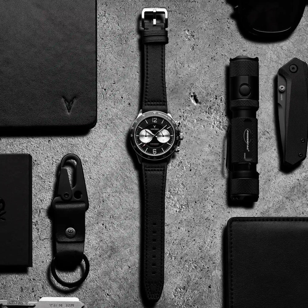 The Apex - Reverse Panda Chronograph Watch with 42mm Case
