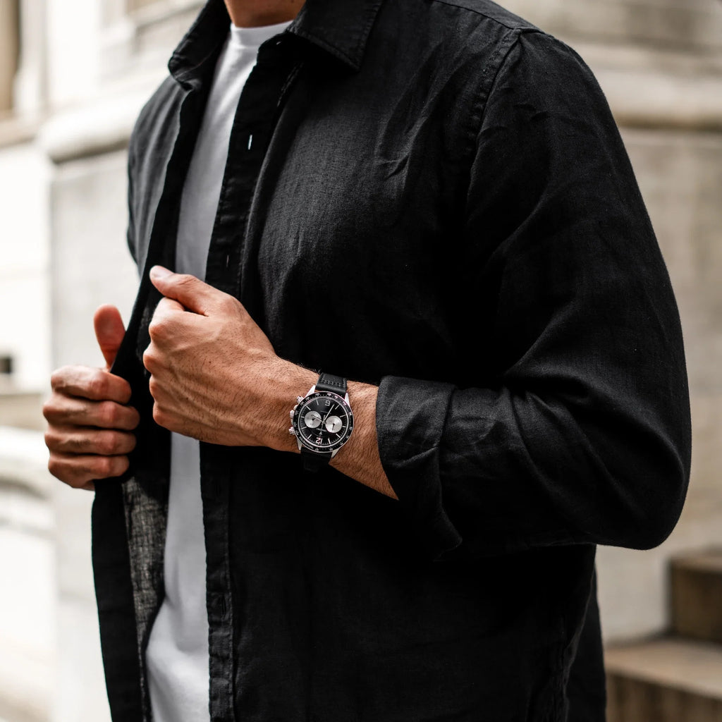 The Apex - Reverse Panda Chronograph Watch with 42mm Case
