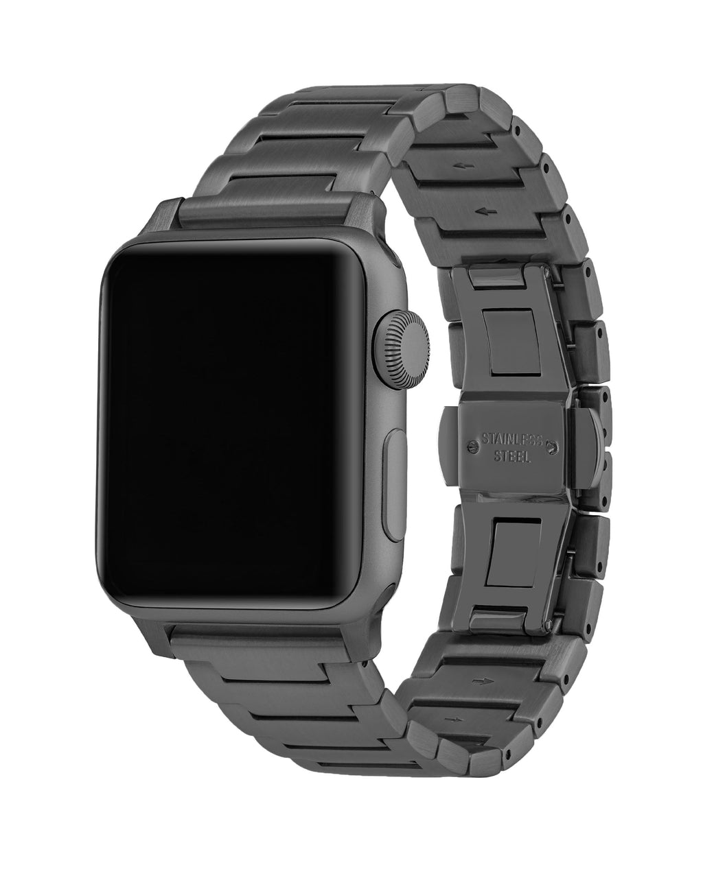 Stainless Steel Apple Watch Band - Graphite Hardware 44/46mm