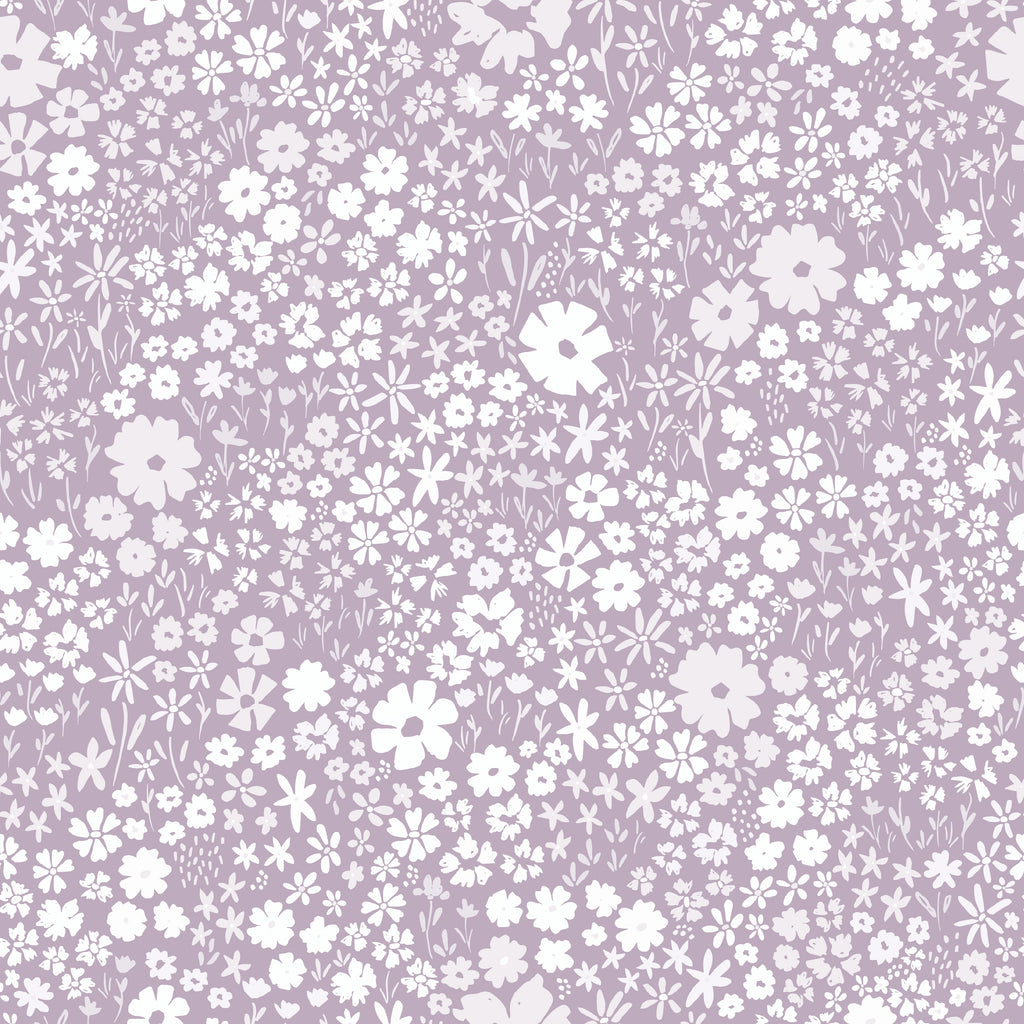 April Floral Removable Wallpaper - Pink, Terracotta & Green