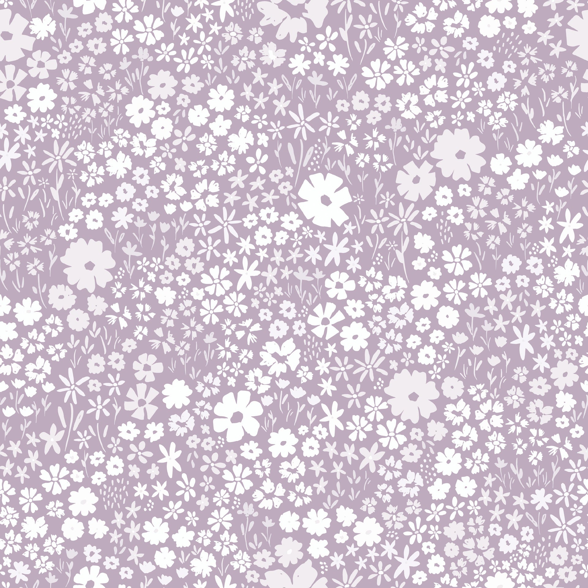 April Floral Removable Wallpaper - Pink, Terracotta & Green