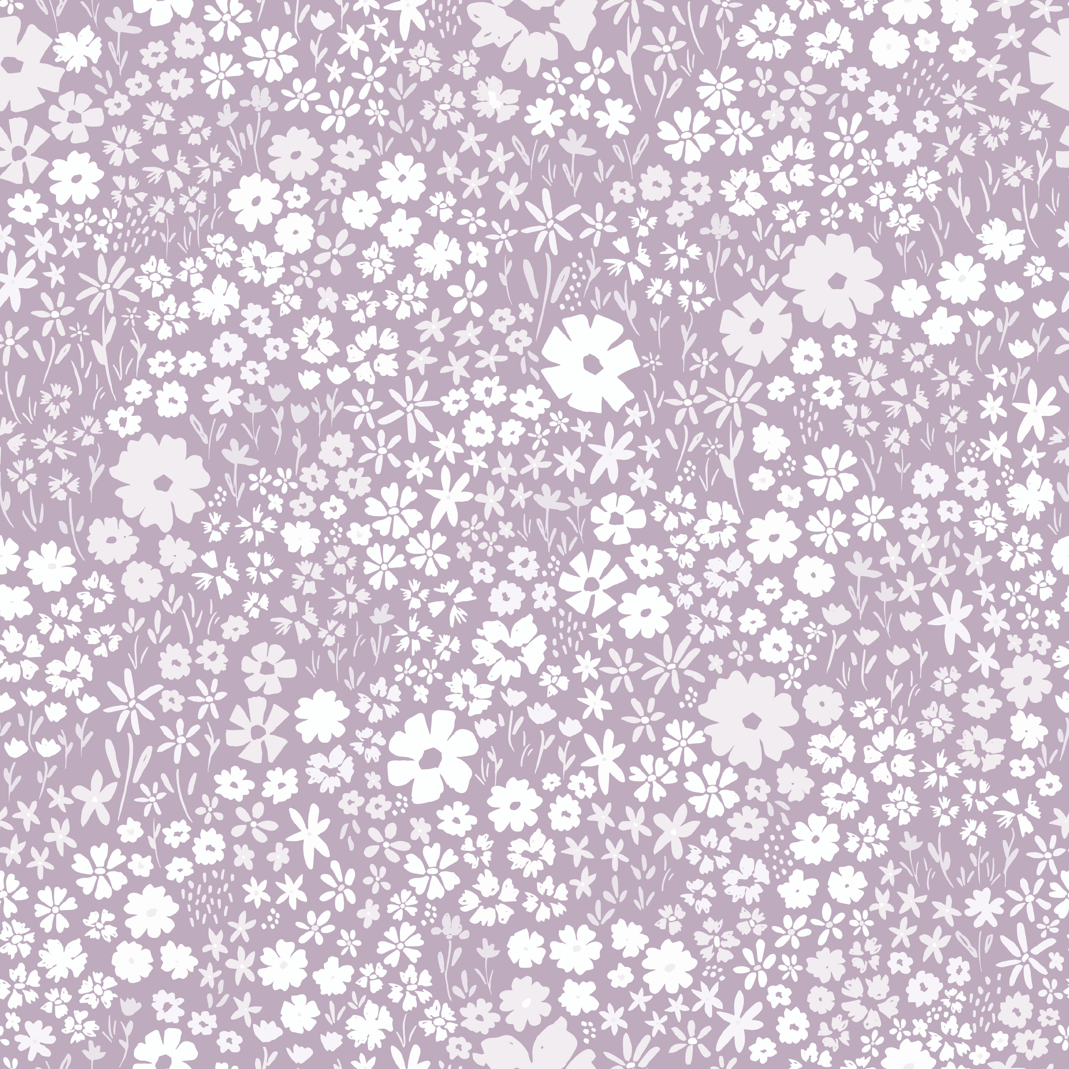 April Floral Removable Wallpaper - Pink, Terracotta & Green