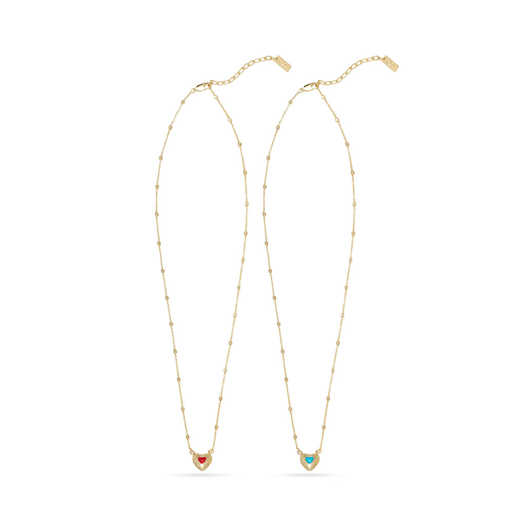 Double Heart Necklace