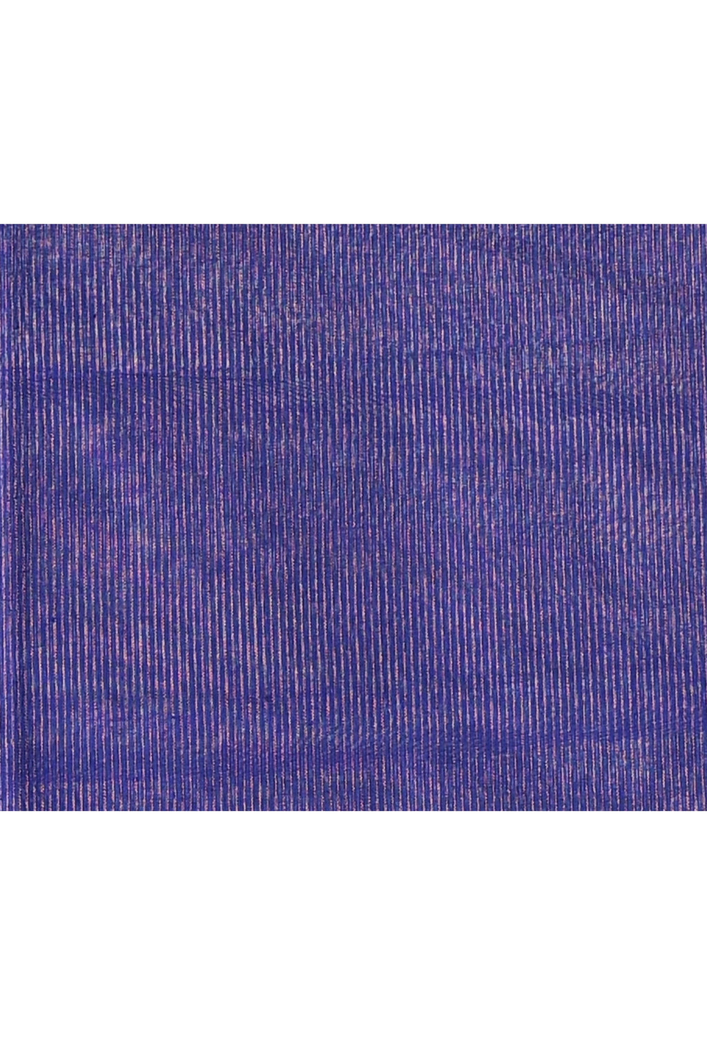 Royal Blue Embellished Cotton Blend Zari Check Handloom Saree