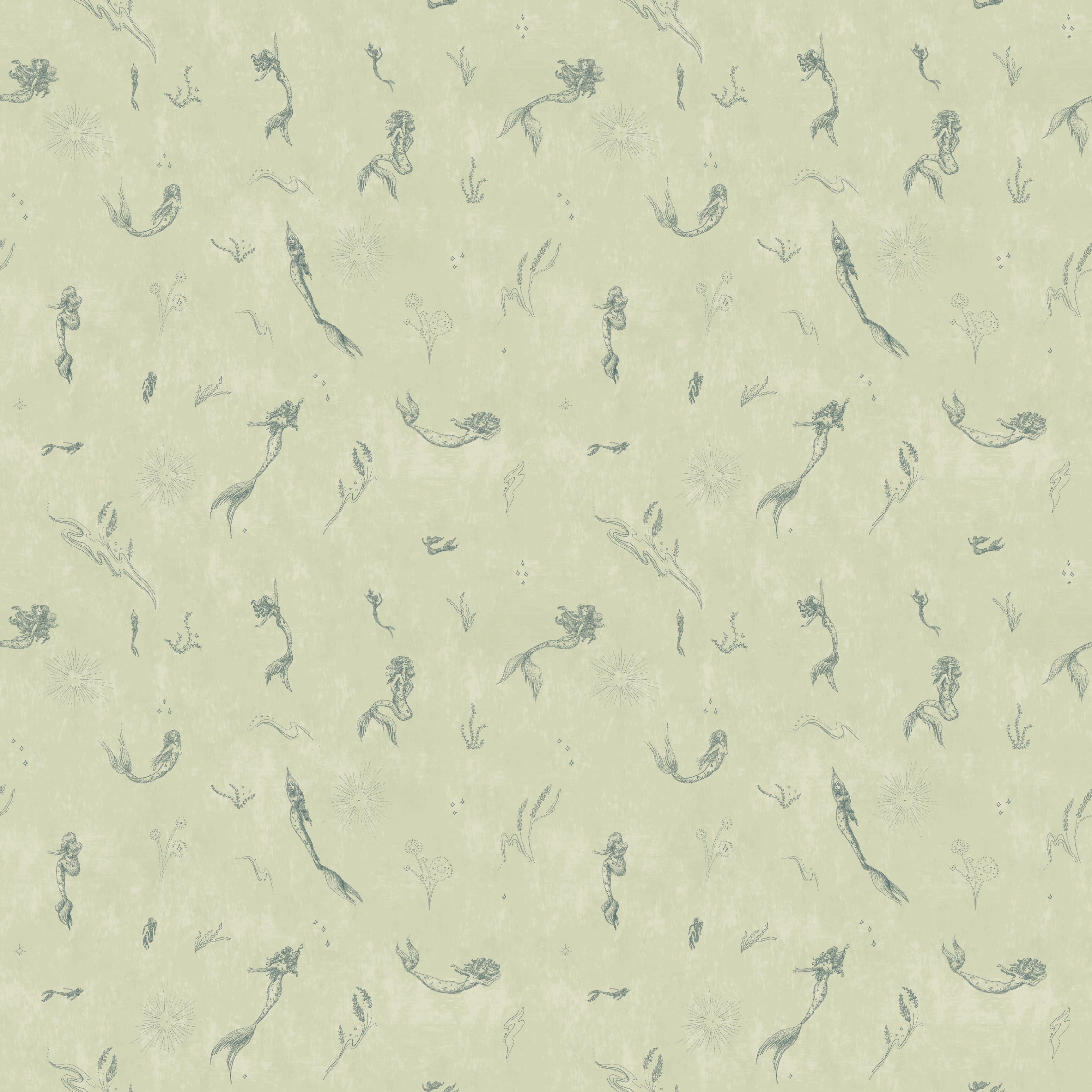 Aquatta Wallpaper by Naturally Antique