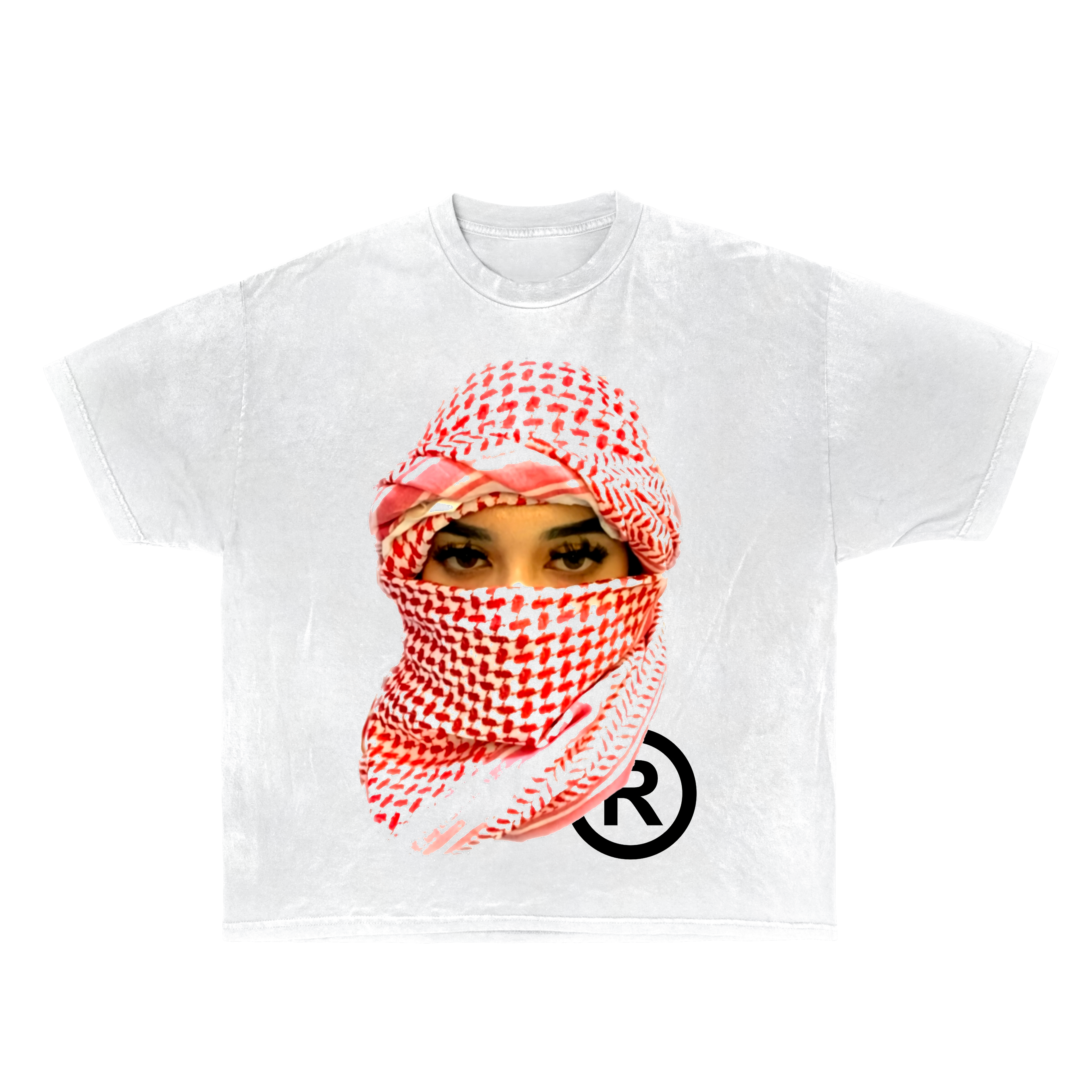 Arab V1 Streetwear Graphic Tee Black Short Sleeve Cotton Shirt - Image 3