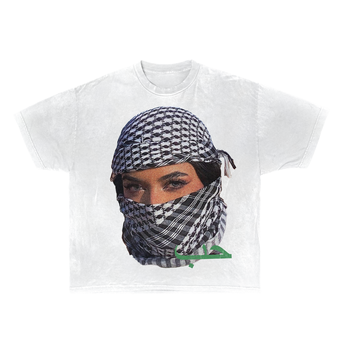 Arab V2 Graphic Streetwear Tee Black Unisex Cotton T-Shirt - Image 3
