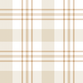 Archer Plaid Peel and Stick Wallpaper in Beige and Cream