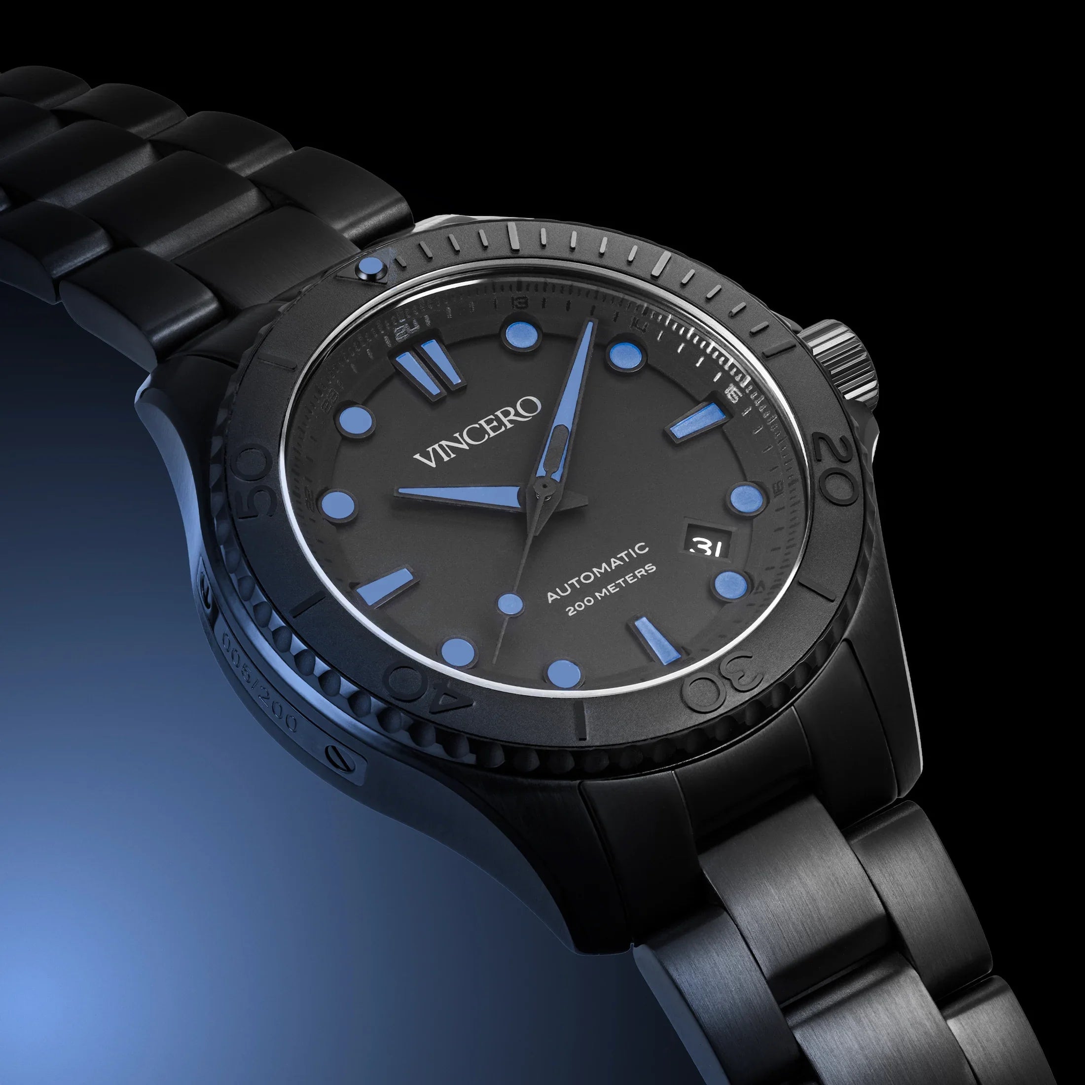 The Argo Automatic Black Ops Edition Professional Dive Watch