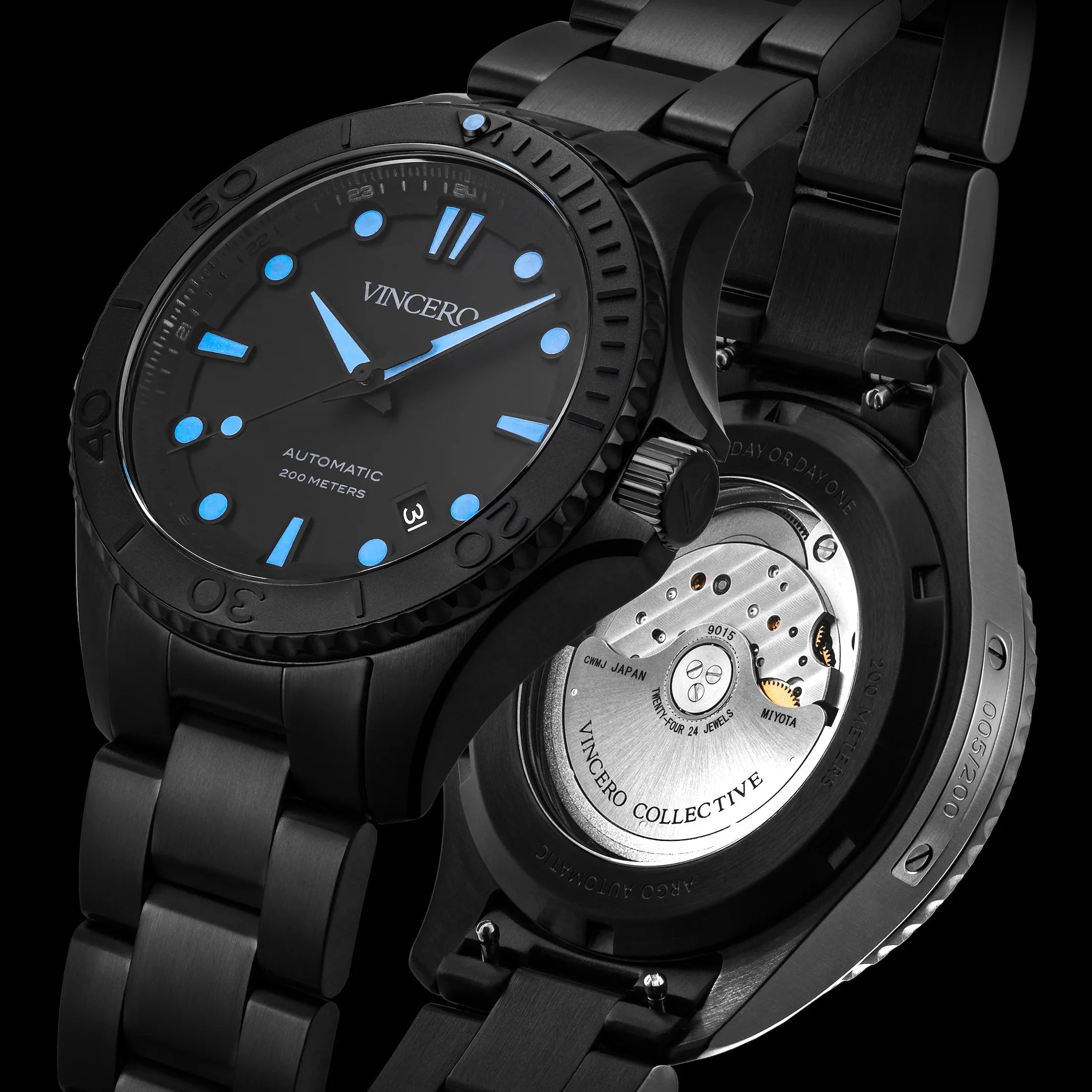 The Argo Automatic Black Ops Edition Professional Dive Watch