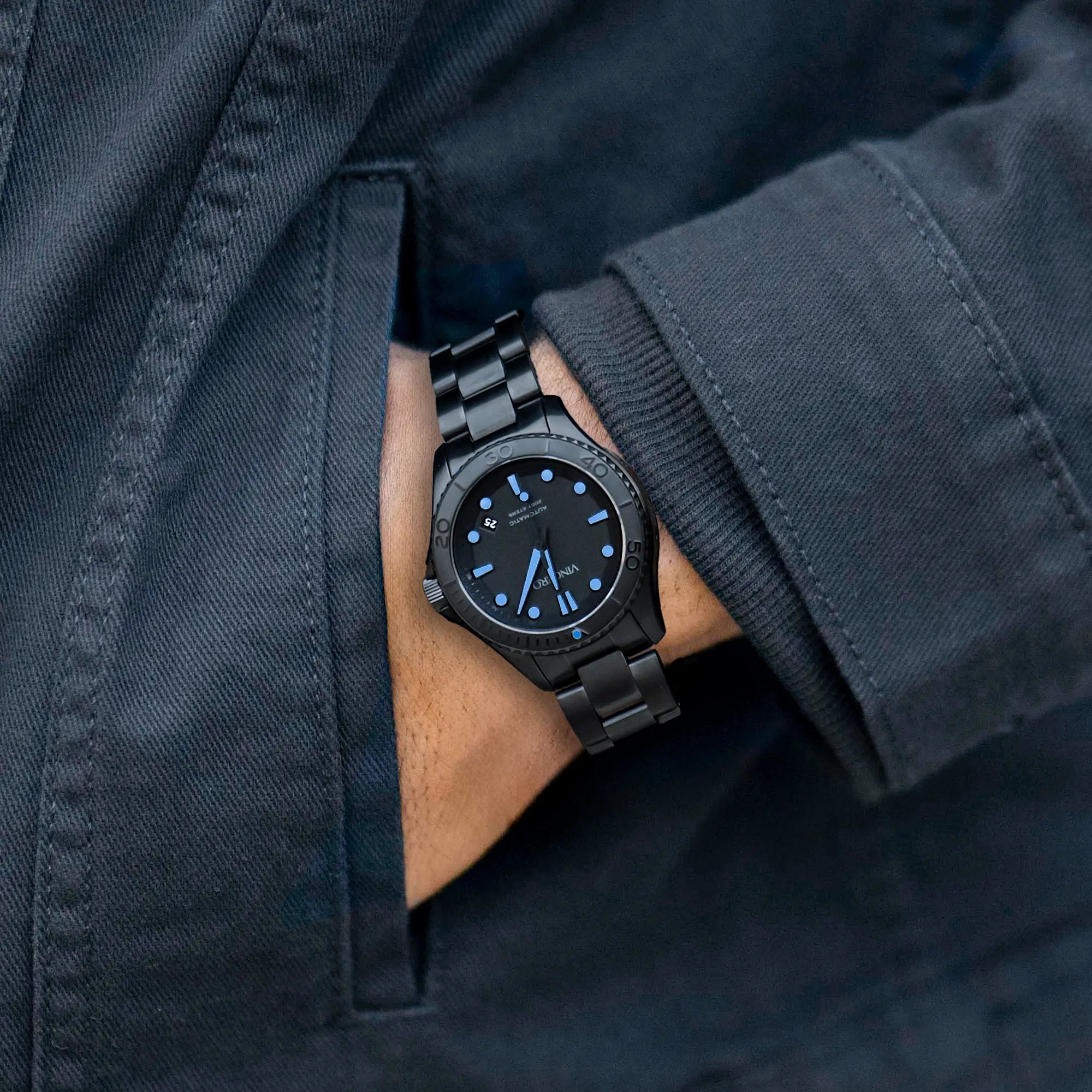 The Argo Automatic Black Ops Edition Professional Dive Watch