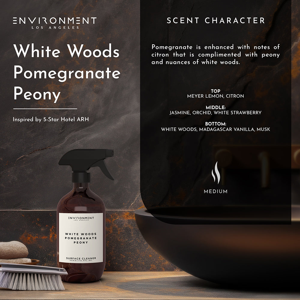 White Woods Pomegranate Peony All-Purpose Surface Cleaner 500ml - Image 6