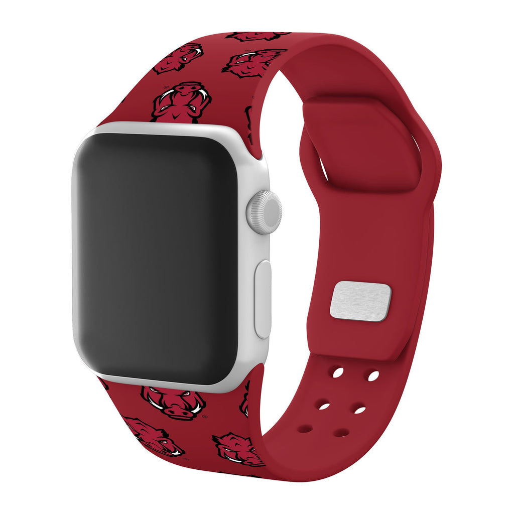 Arkansas Razorbacks HD Apple Watch Band Sports Silicone Strap