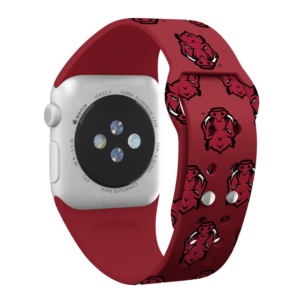 Arkansas Razorbacks HD Apple Watch Band Sports Silicone Strap