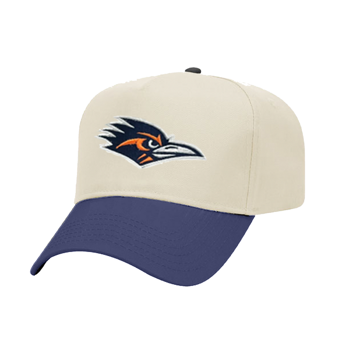 UTSA Birds Up Hand embroidered hat with mesh back and snapback closure