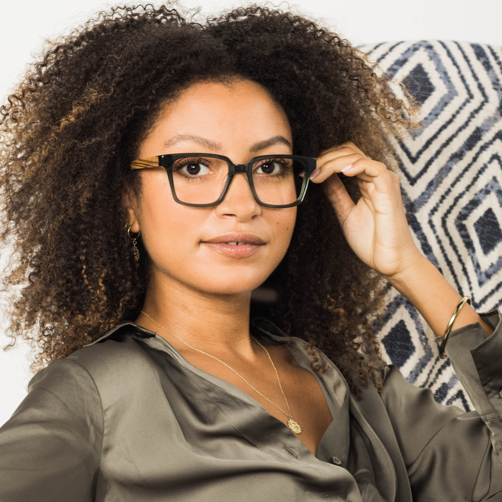 Smyrna Boxy Acetate & Wood Sunglasses