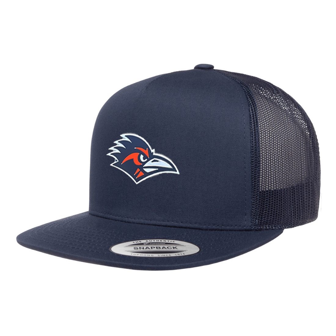 UTSA Roadrunners Birds Up Rubber Patch Hat - Mesh Back Cap