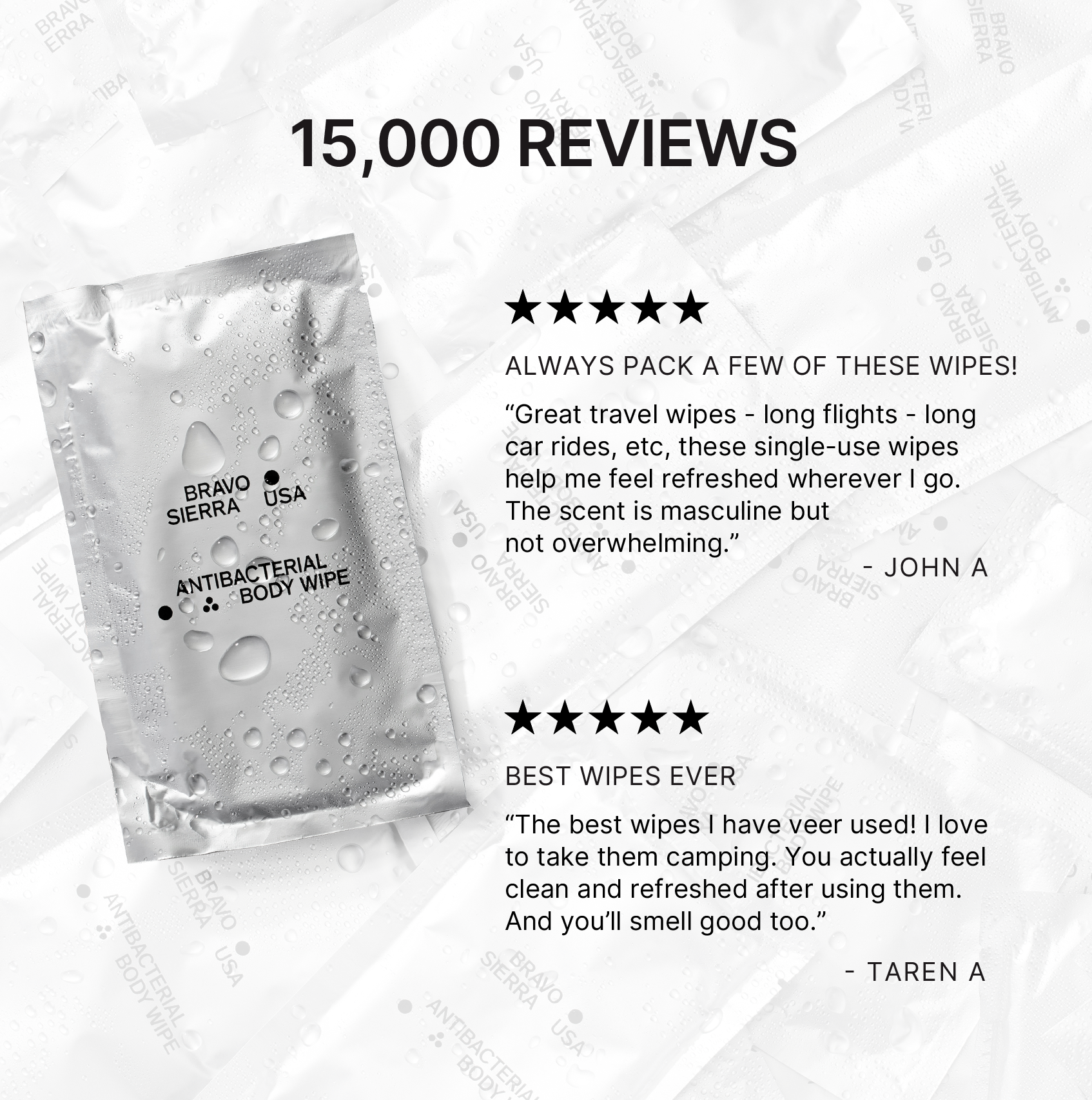 Antibacterial Body Wipes for Active Individuals 10 Count - Image 5