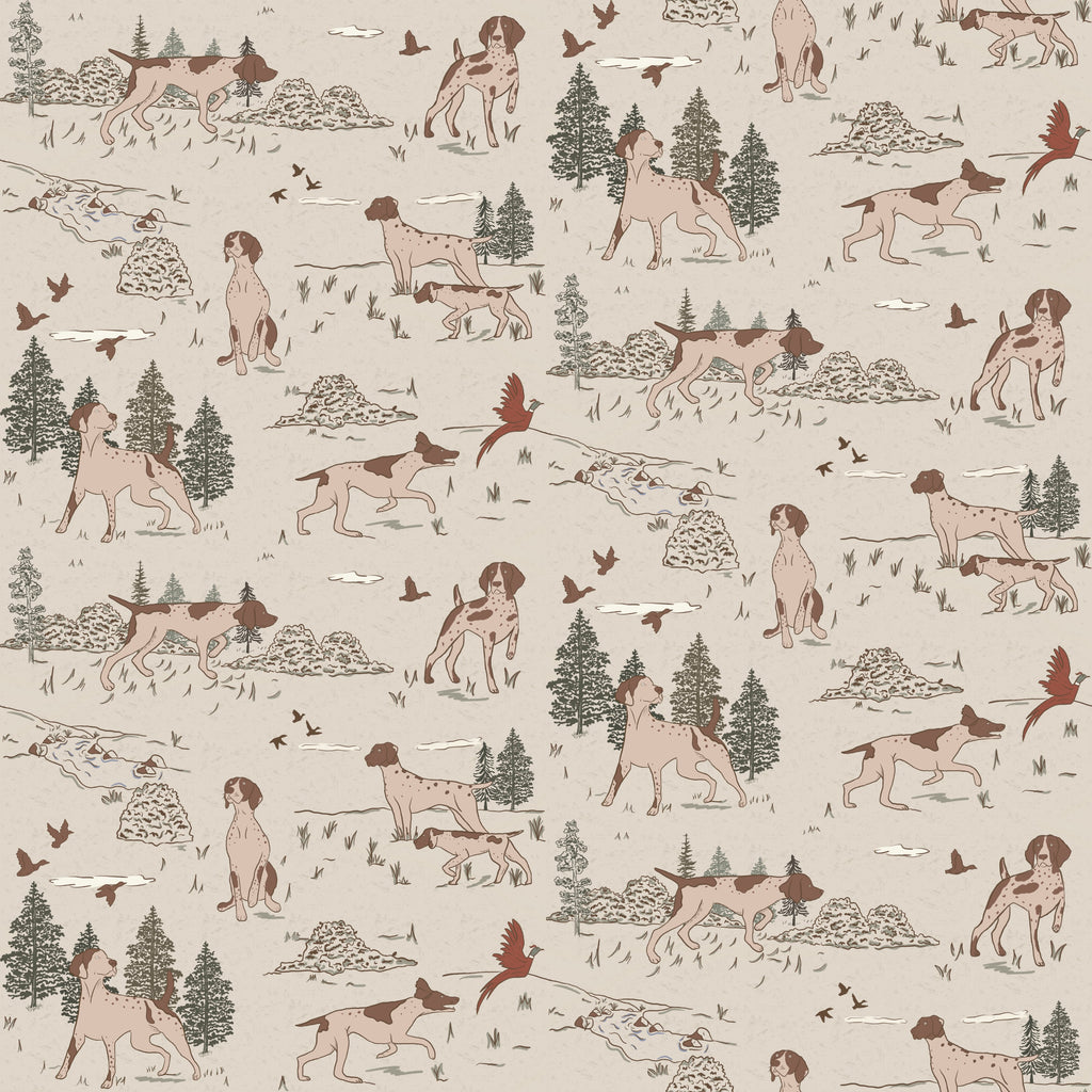 Arthur Wallpaper by Painted Hawk Design