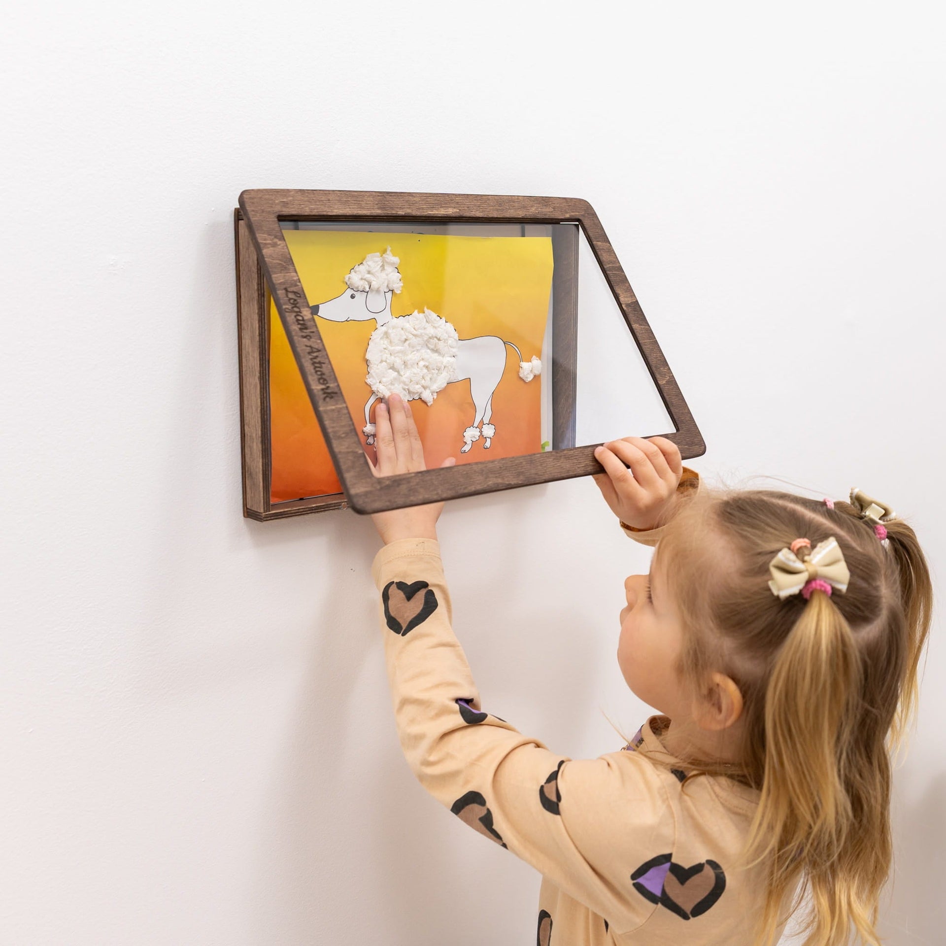 Minimalist Kids Art Storage Frame – Display & Organize Artwork