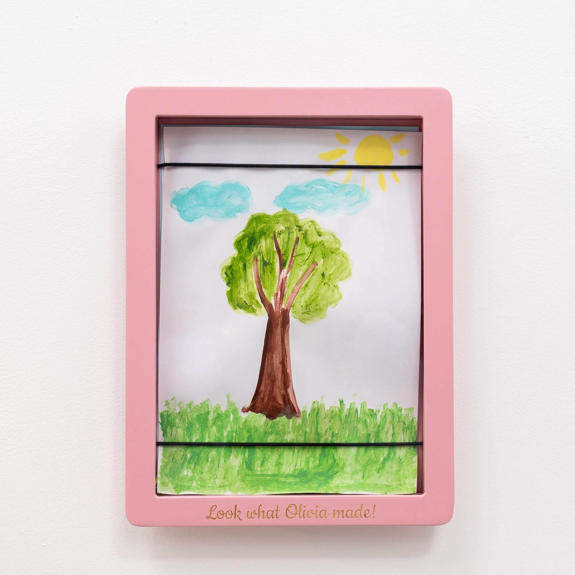 Modern Changeable Artwork Frame for Kids' Art - 14.2 x 10.6 Inch