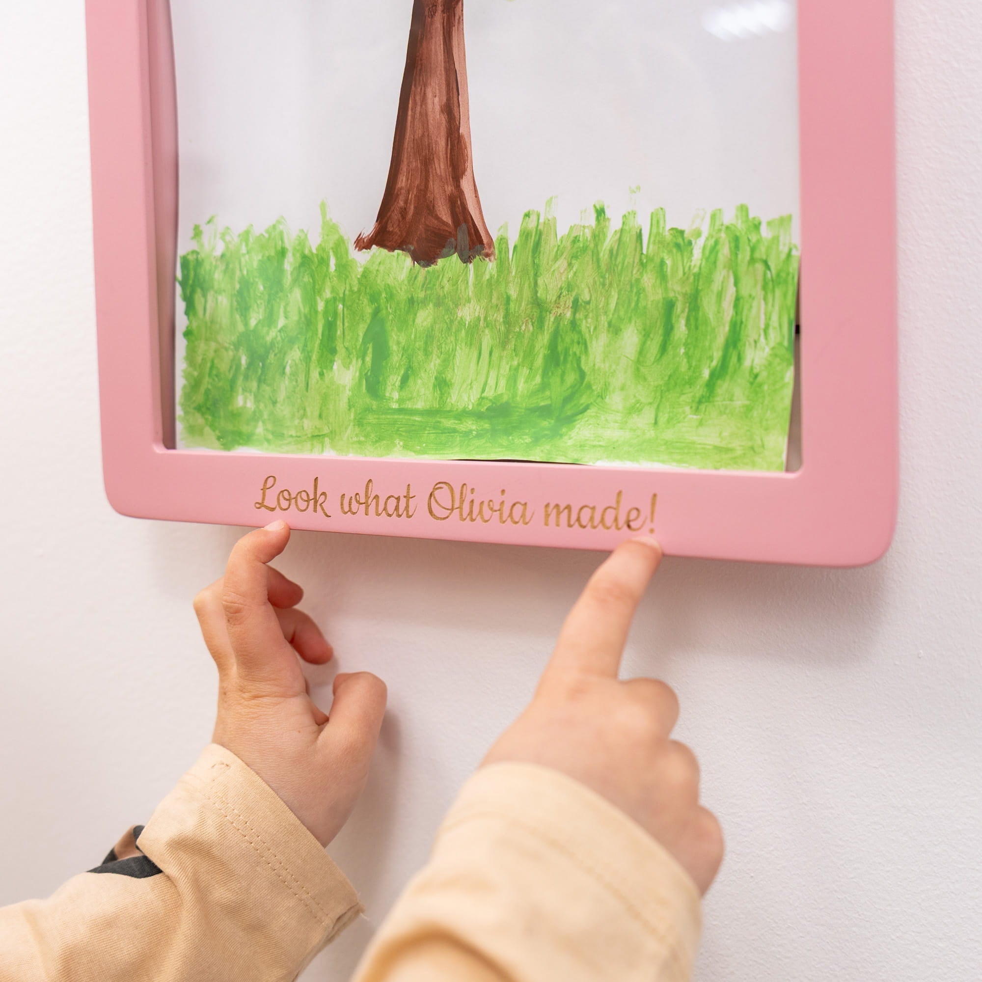 Minimalist Kids Art Storage Frame – Display & Organize Artwork
