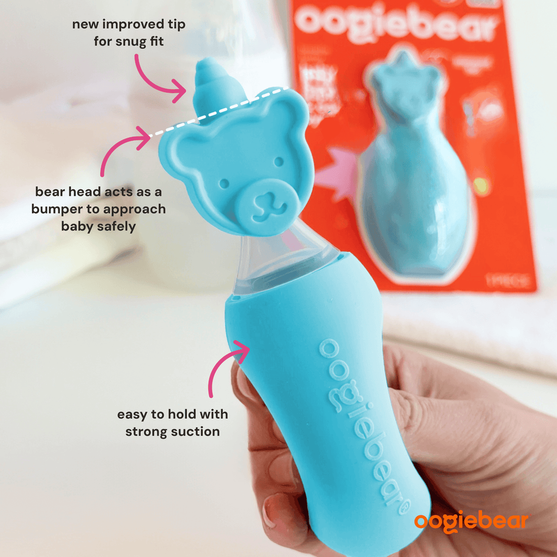 Baby Nose Aspirator & Ear Syringe: Safe Silicone Nasal Relief