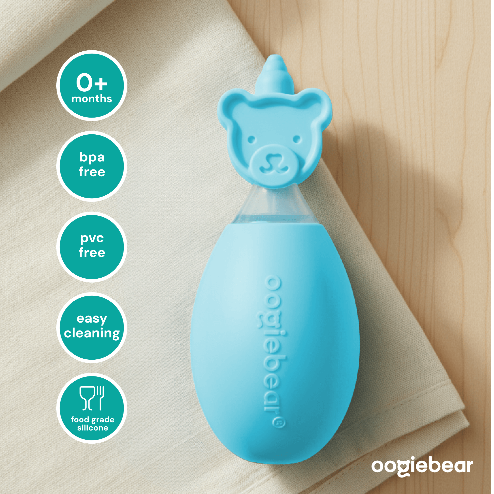Baby Nose Aspirator & Ear Syringe: Safe Silicone Nasal Relief