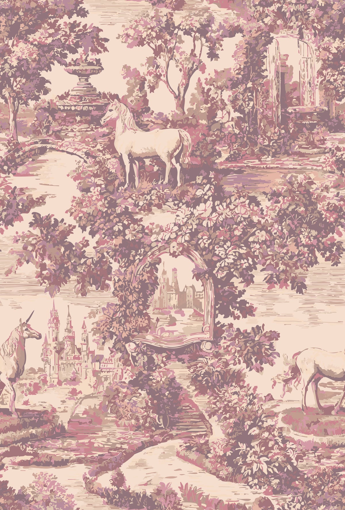 Attlyn Wallpaper by Hosta Pasta Patterns