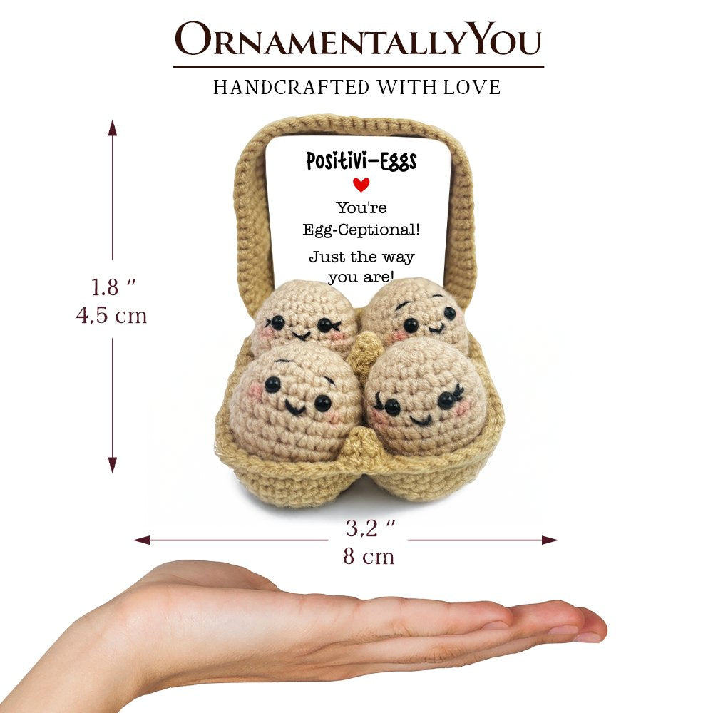 Positivi-Eggs Crochet Support Doll Handmade Gift