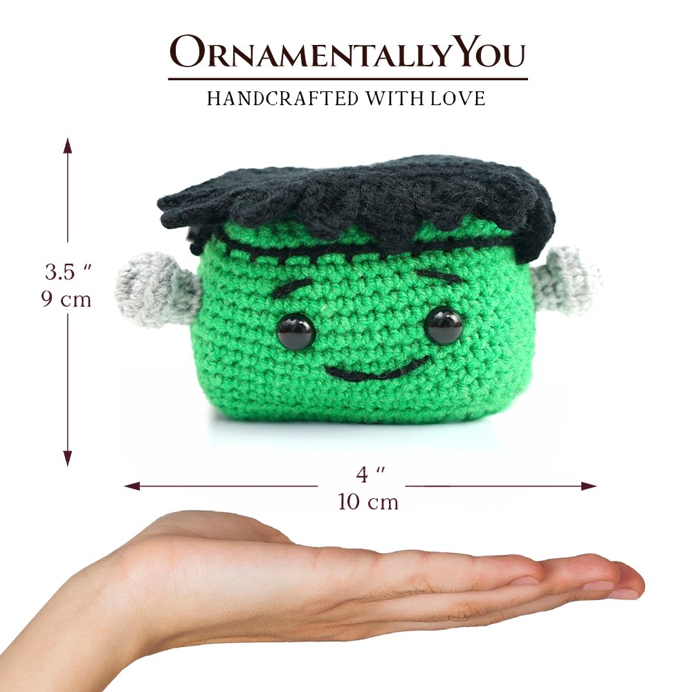 Friendly Franko Frankenstein Crochet Support Doll
