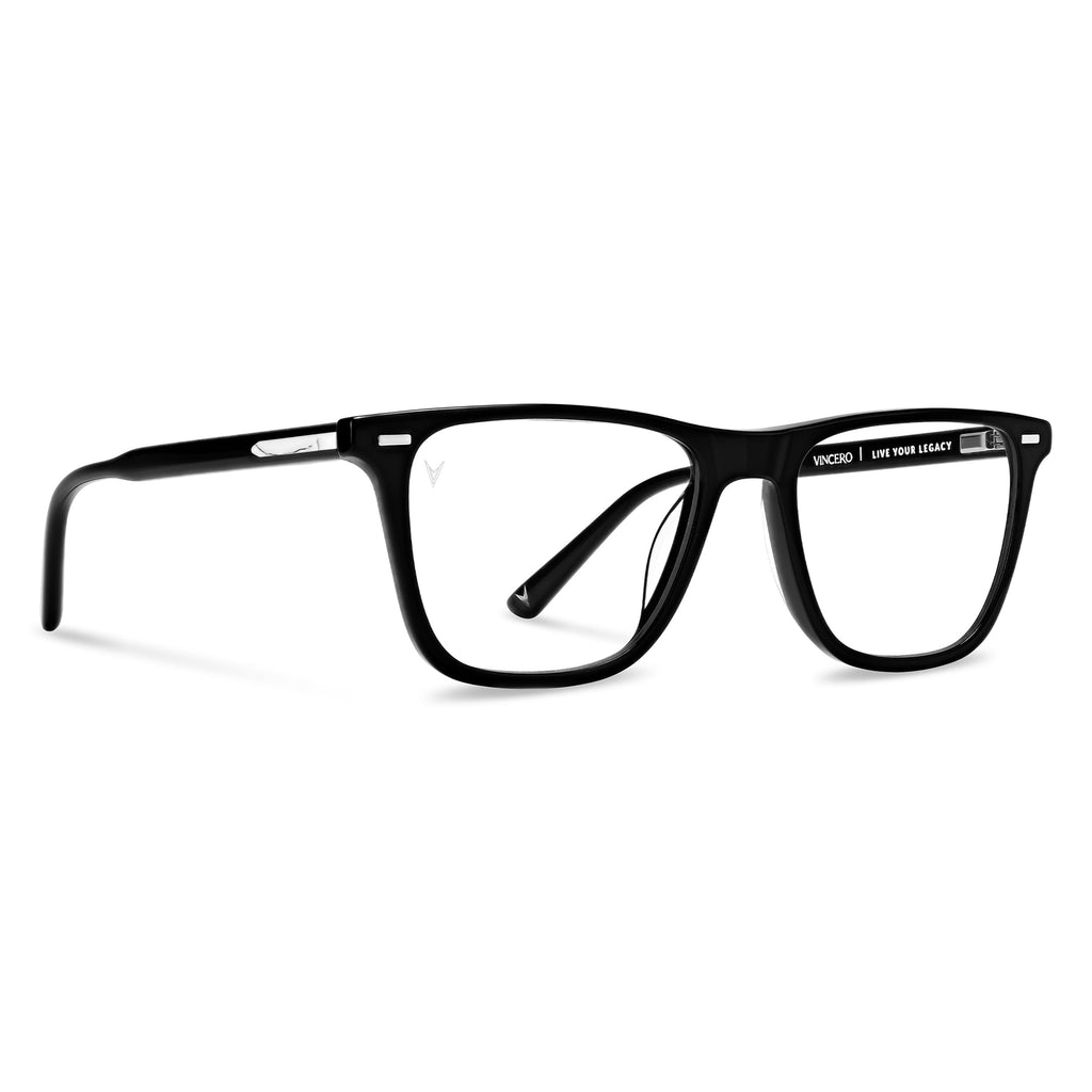 Atwater Blue Light Blocking Glasses in Jet Black