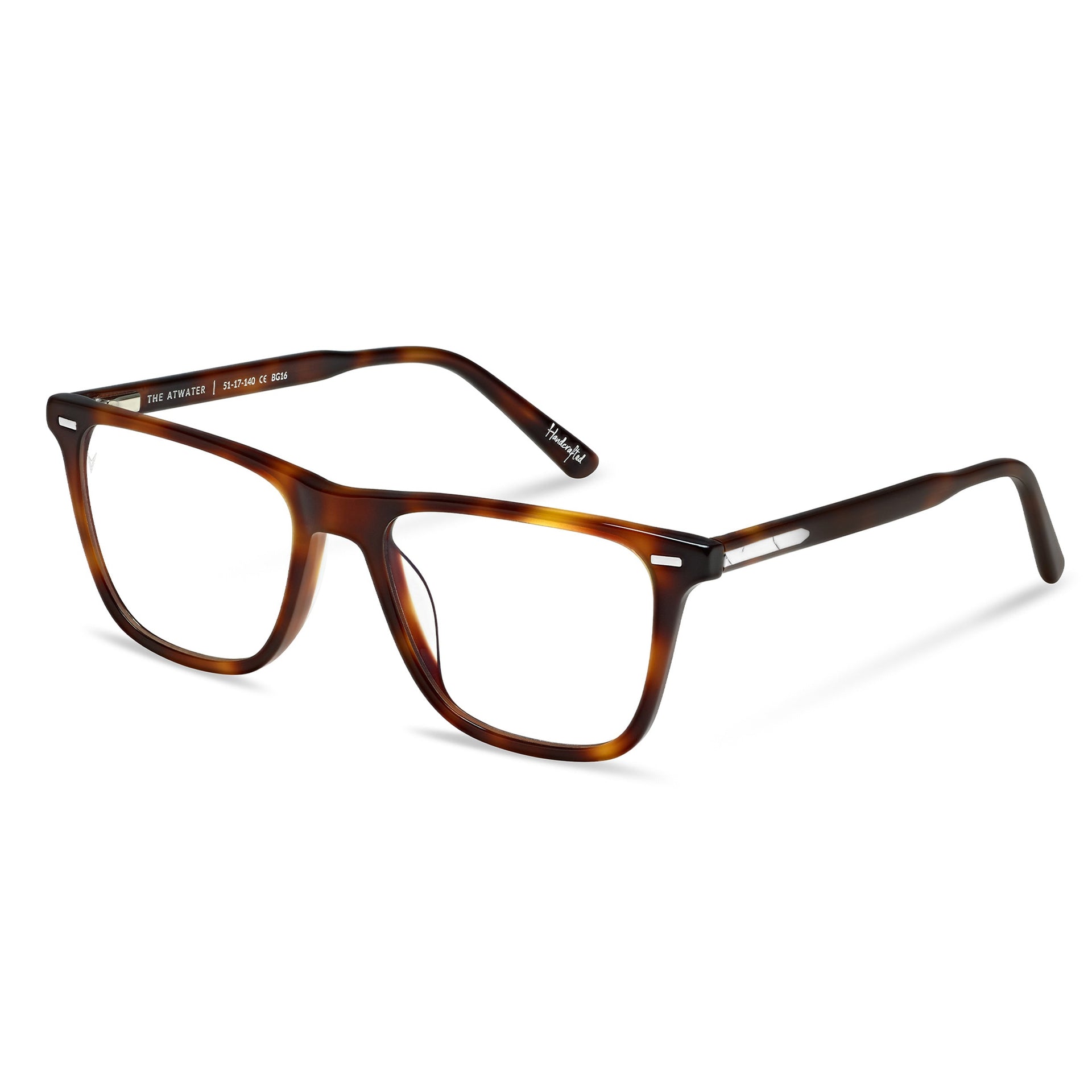 Atwater Blue Light Glasses in Rye Tort - Lightweight Everyday Frame