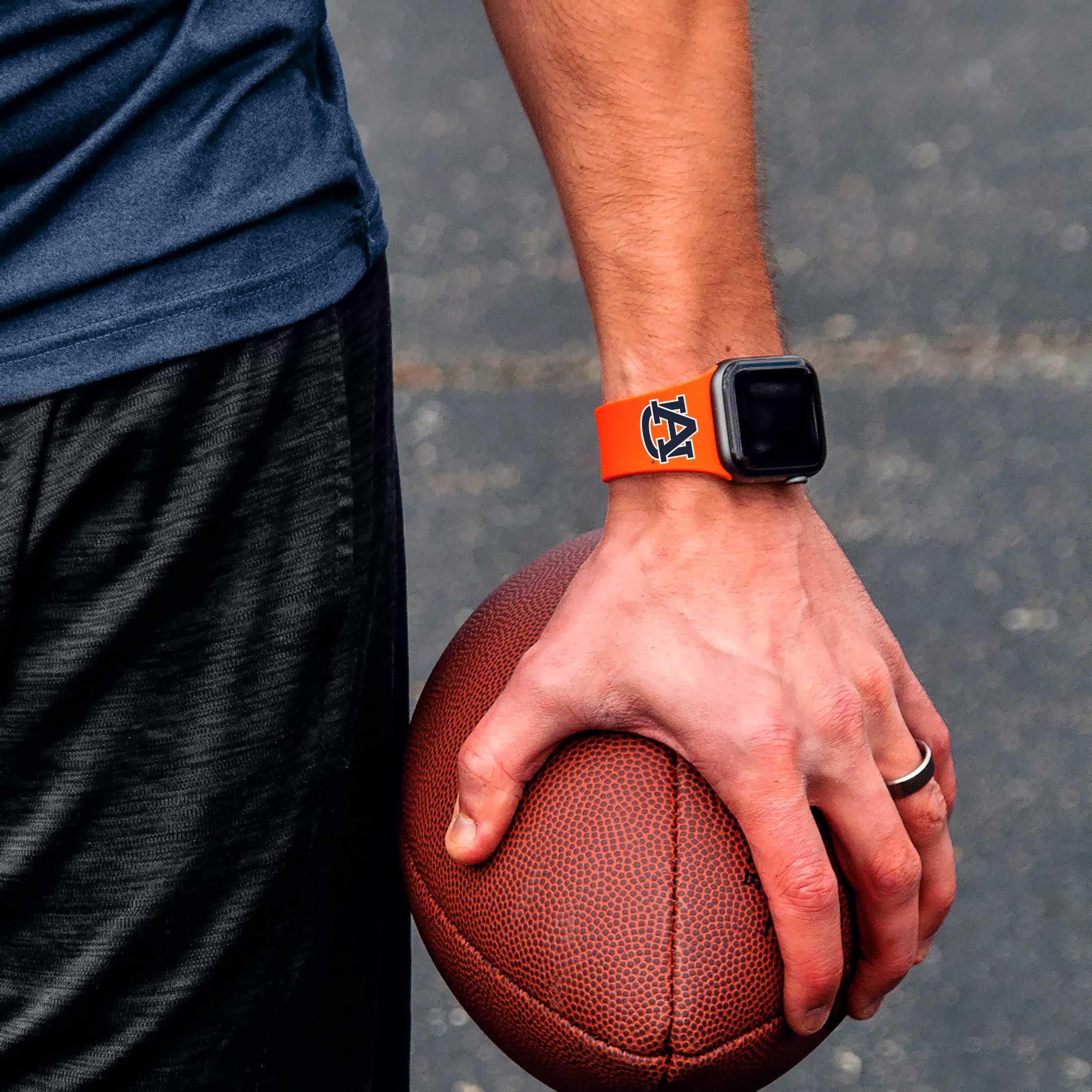 Auburn Tigers Silicone Apple Watch Band