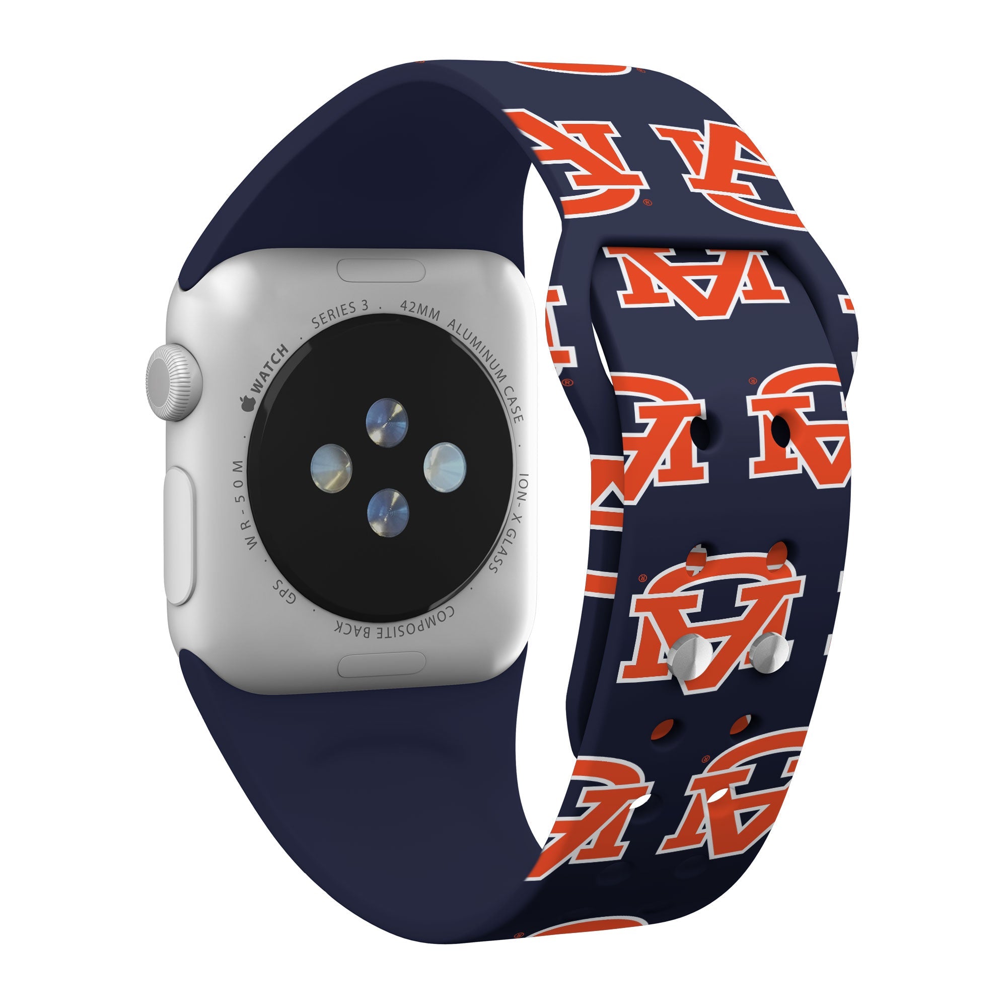 Auburn Tigers HD Apple Watch Band - Compatible with Series 1-10