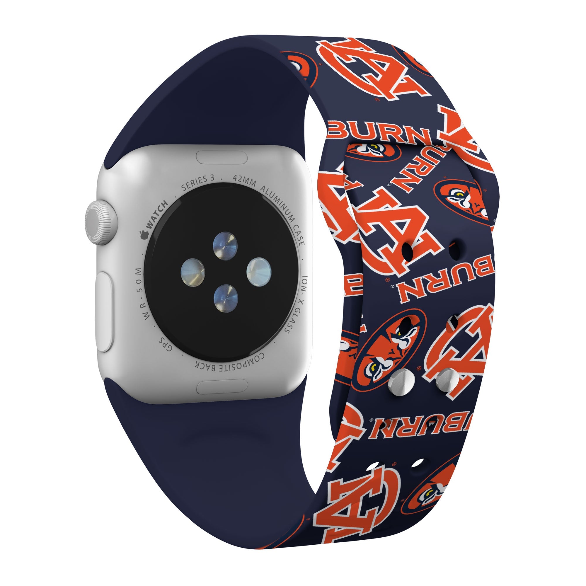 Auburn Tigers HD Apple Watch Band - Compatible with Series 1-10