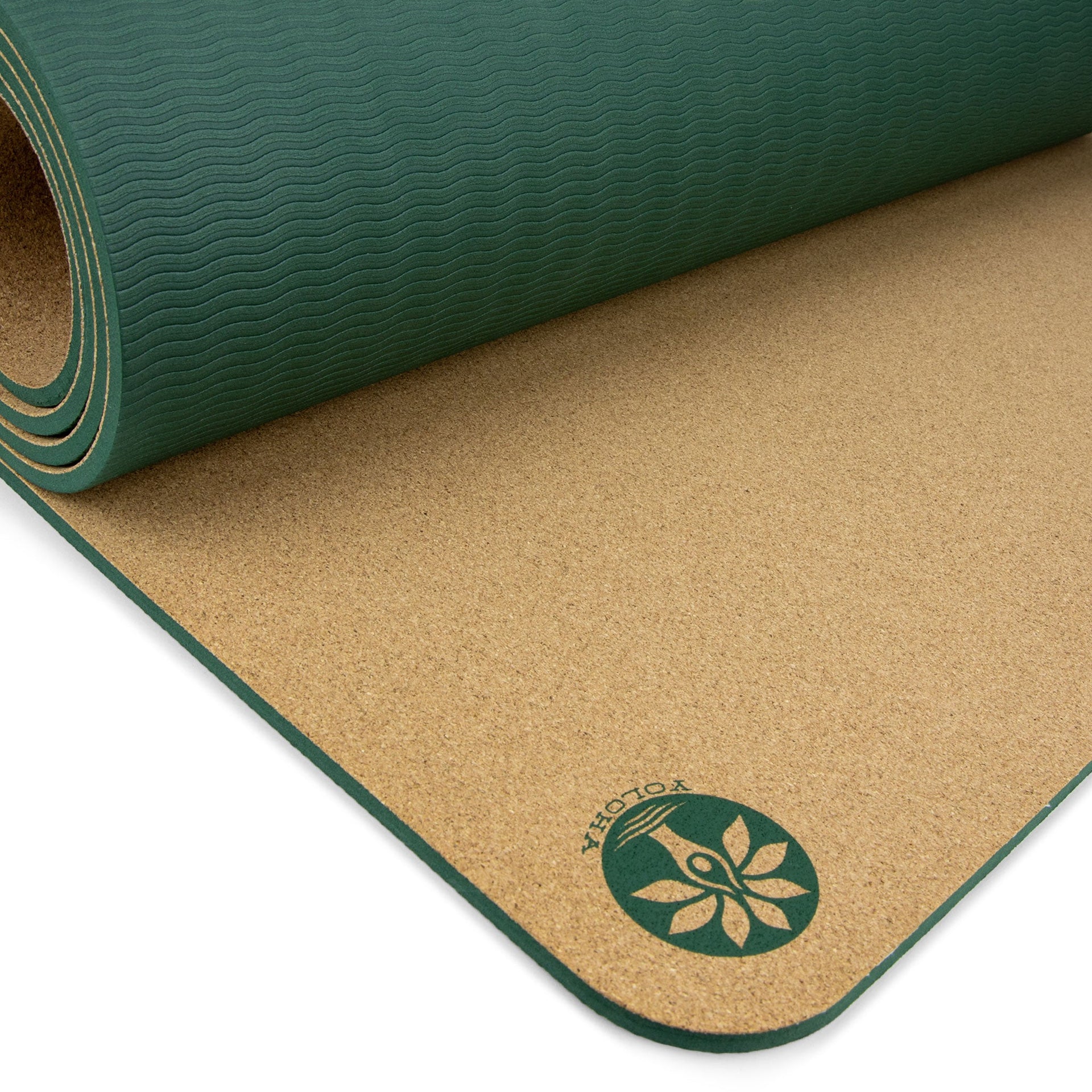 Harmony Aura Cork Yoga Mat with High-Density Cushioning