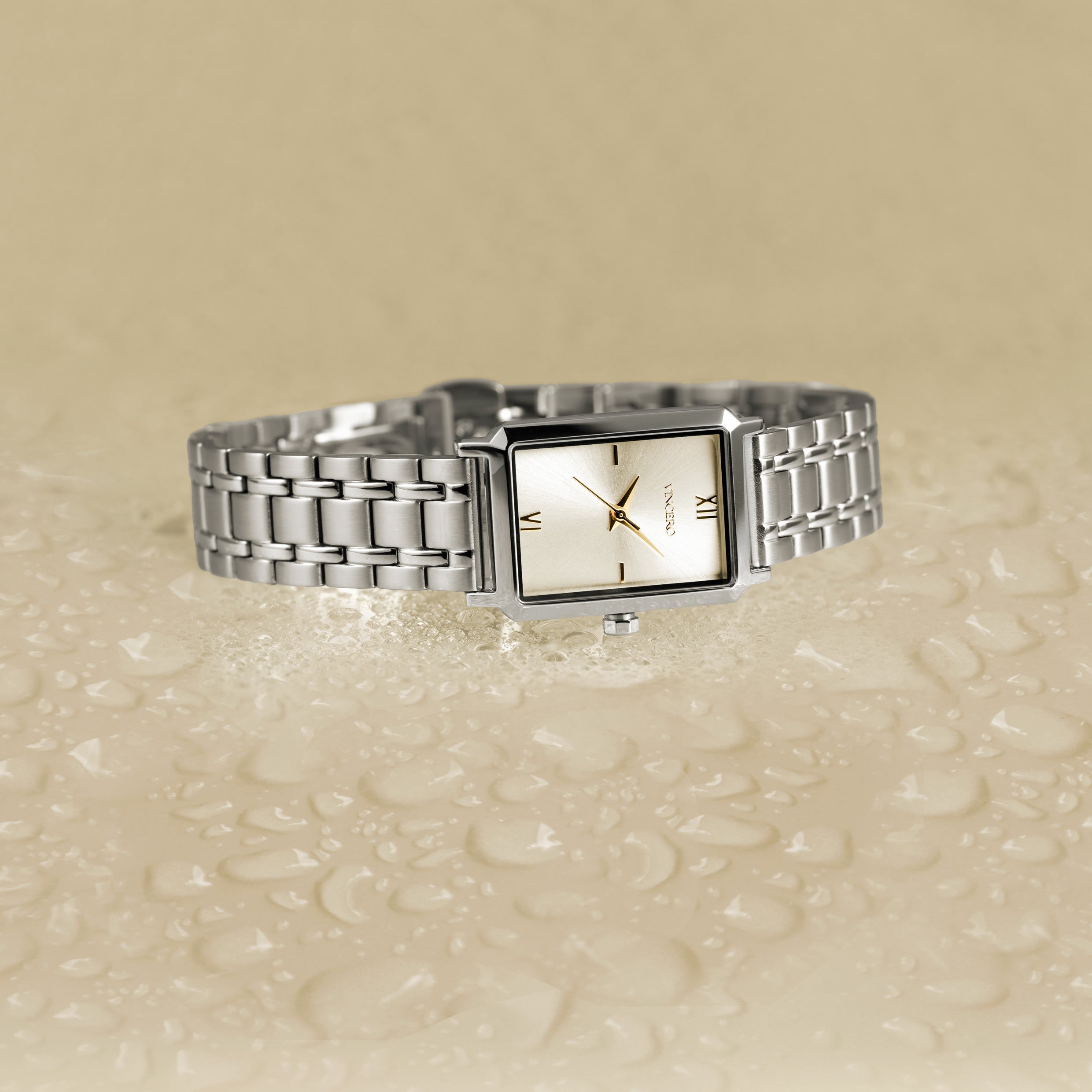Ava S2 Minimalist Women's Watch in Champagne Finish