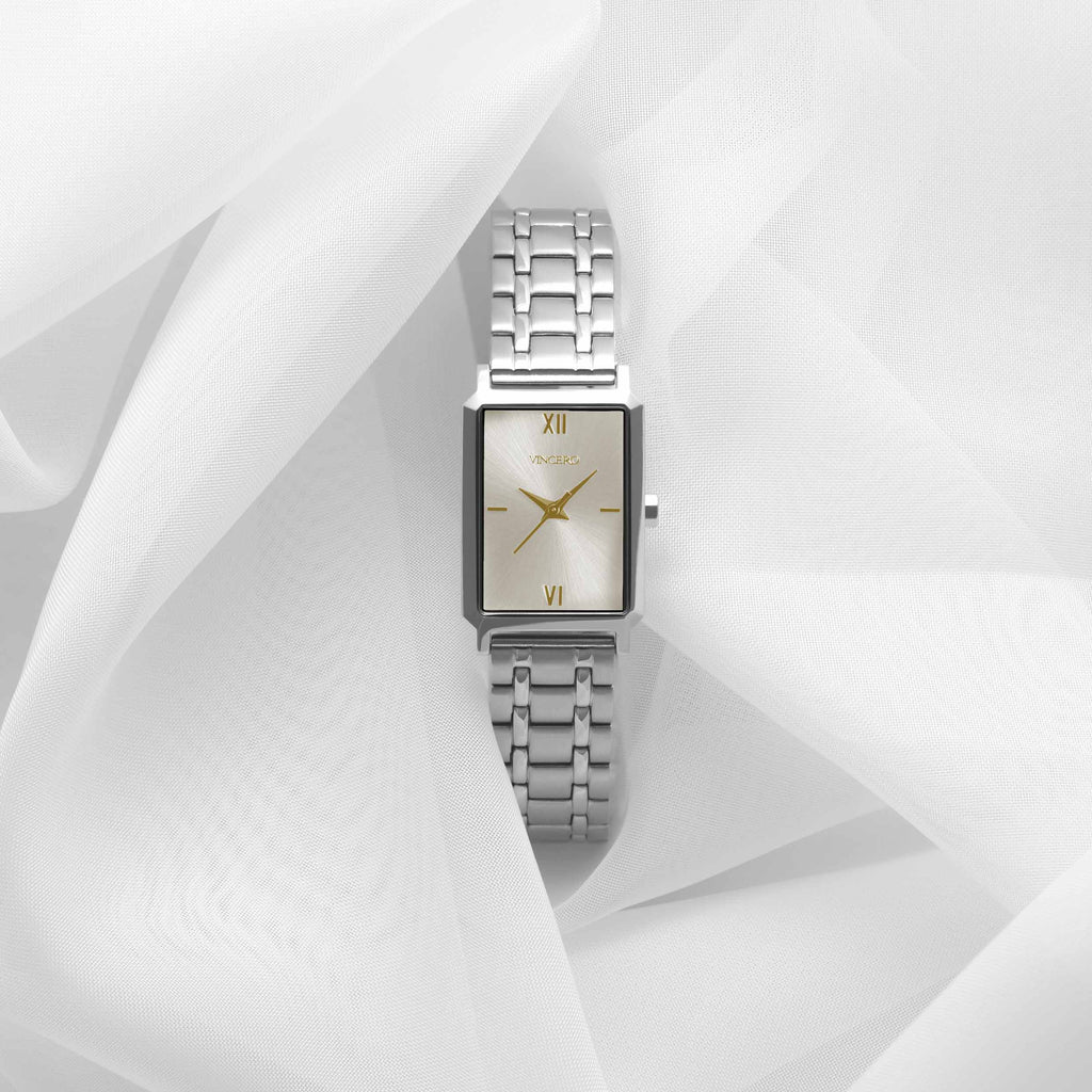 Ava S2 Minimalist Women's Watch in Champagne Finish