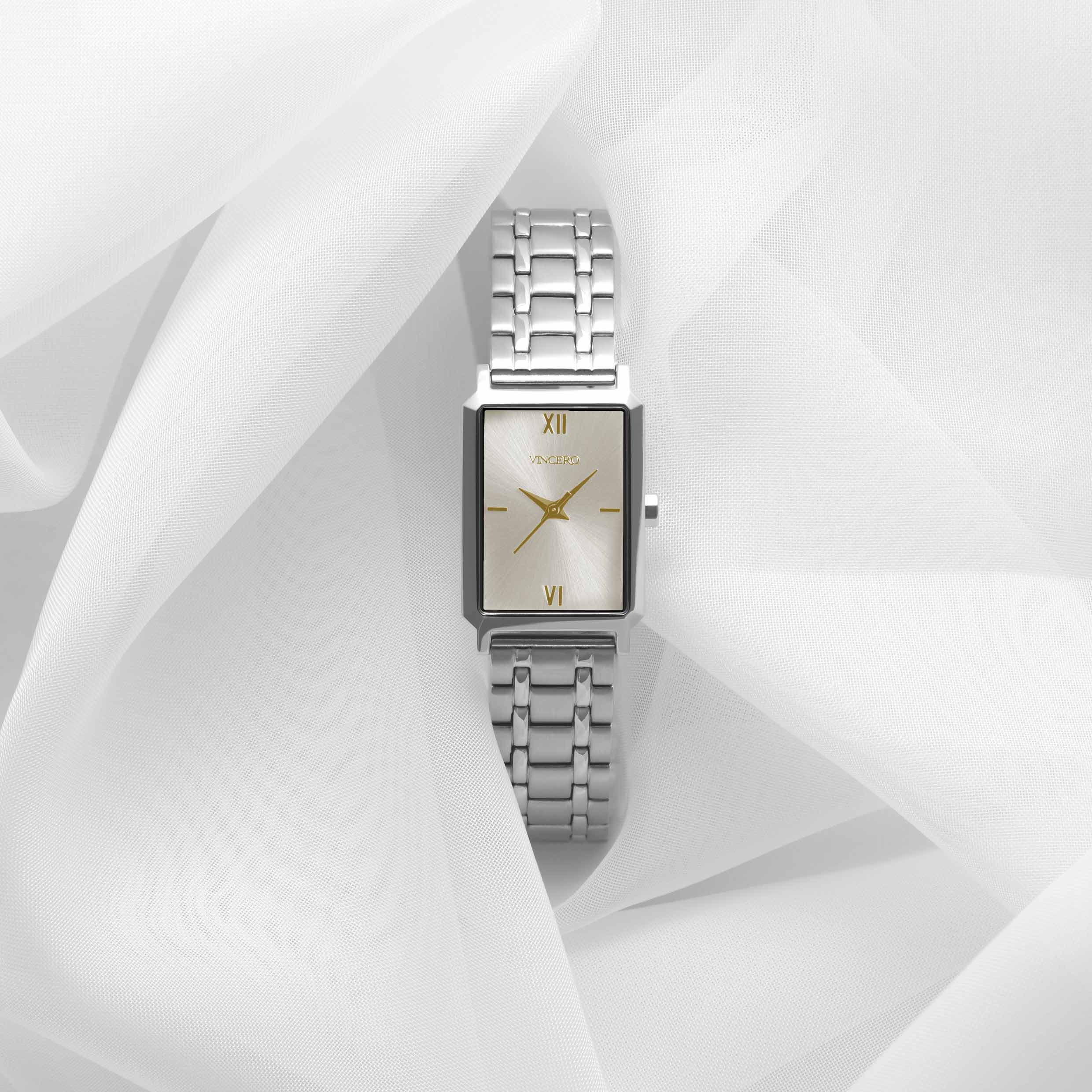 Ava S2 Minimalist Women's Watch in Champagne Finish